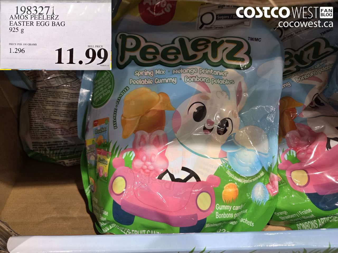 AMOS PEELERZ EASTER EGG BAG 925G