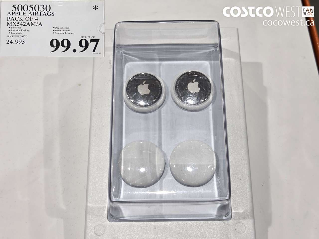 APPLE AIRTAGS PACK OF 4 MX542AM/A