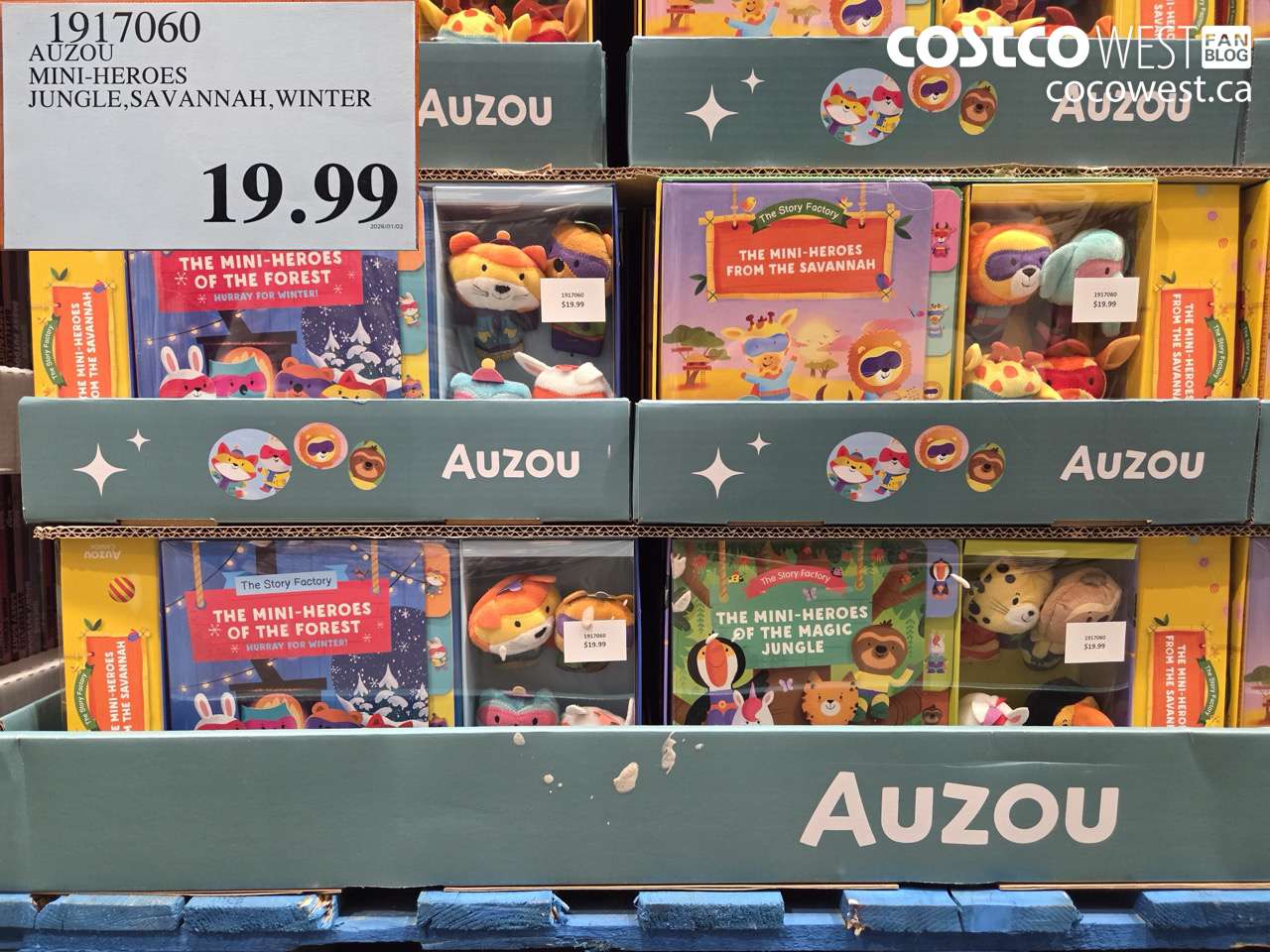 AUZOU MINI-HEROES JUNGLE, SAVANNAH, WINTER