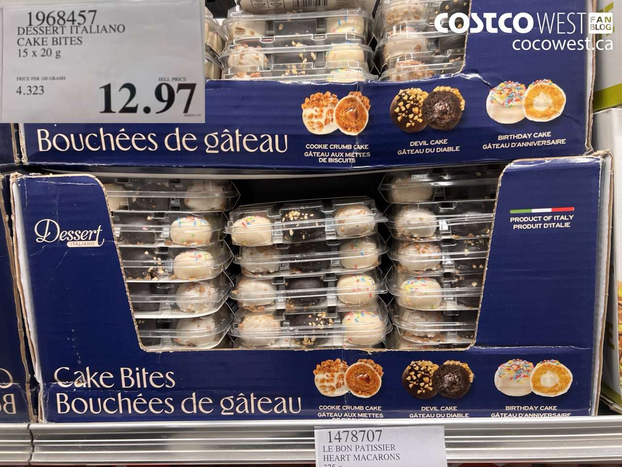 DESSERT ITALIANO CAKE BITES 15 x 20 g