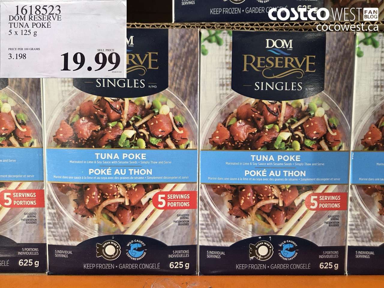 DOM RESERVE TUNA POKE 5 X 125 G