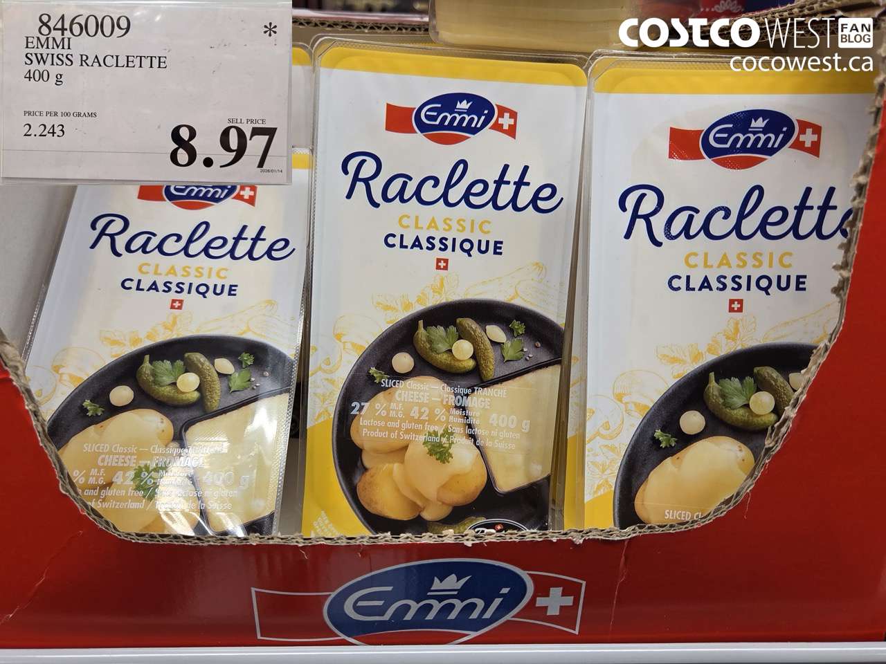 EMMI SWISS RACLETTE 400G