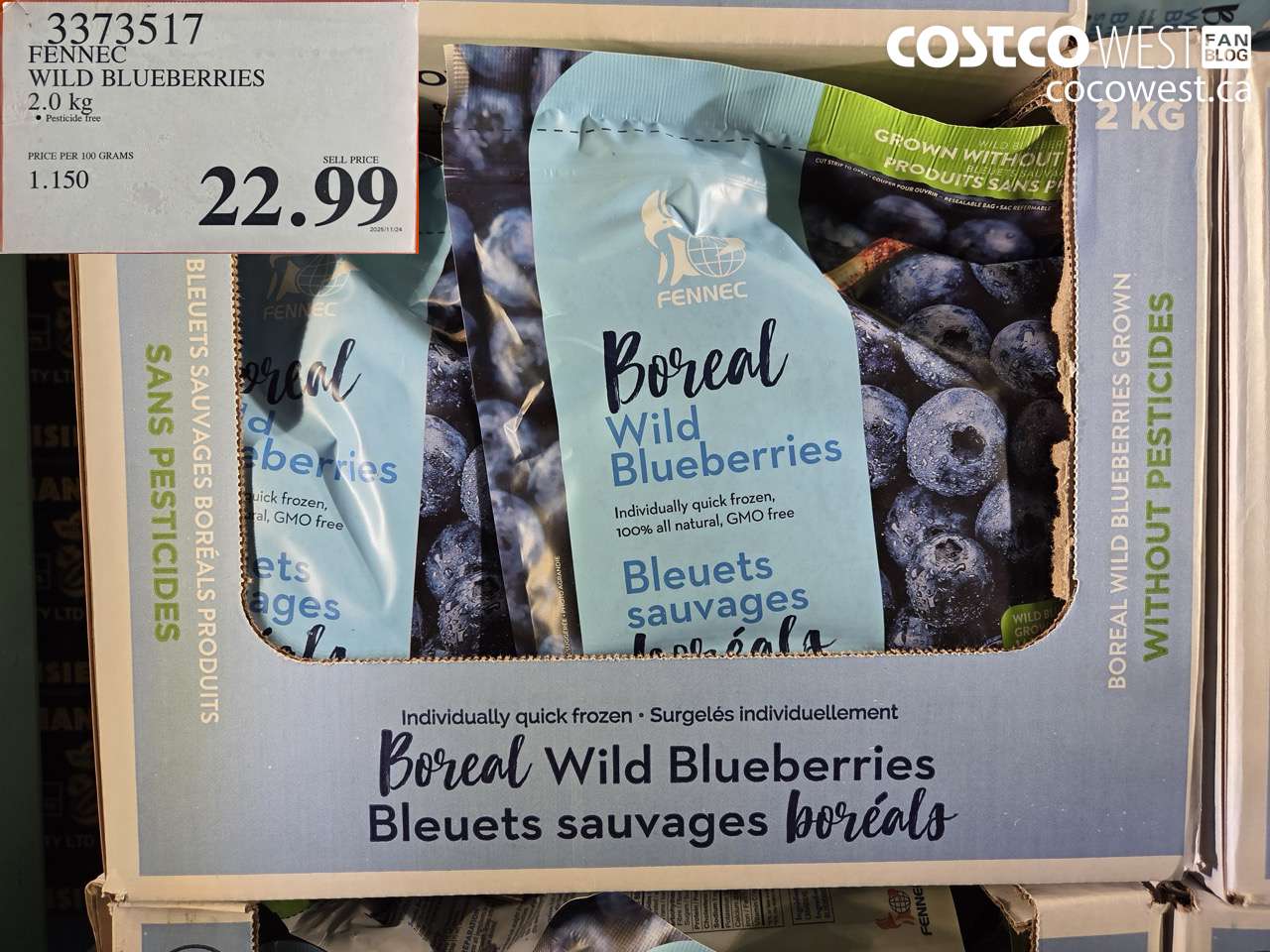 FENNEC WILD BLUEBERRIES 2.0KG