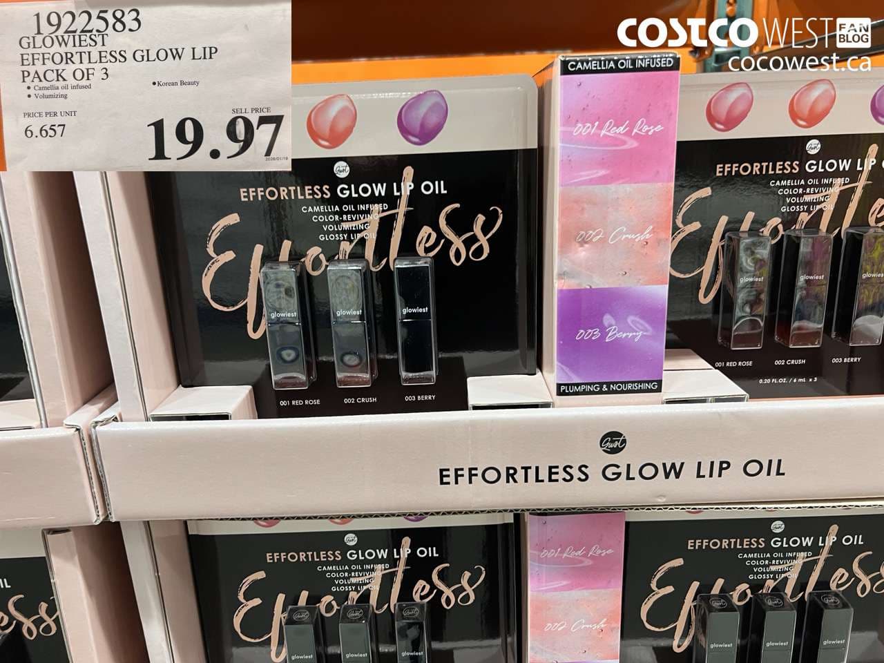 GLOWIEST EFFORTLESS GLOW LIP 3PK