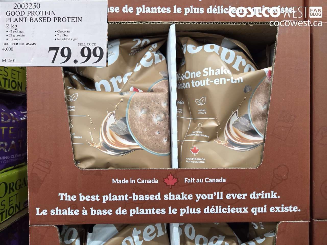 GOOD PROTEIN PLANT BASED PROTEIN 2KG