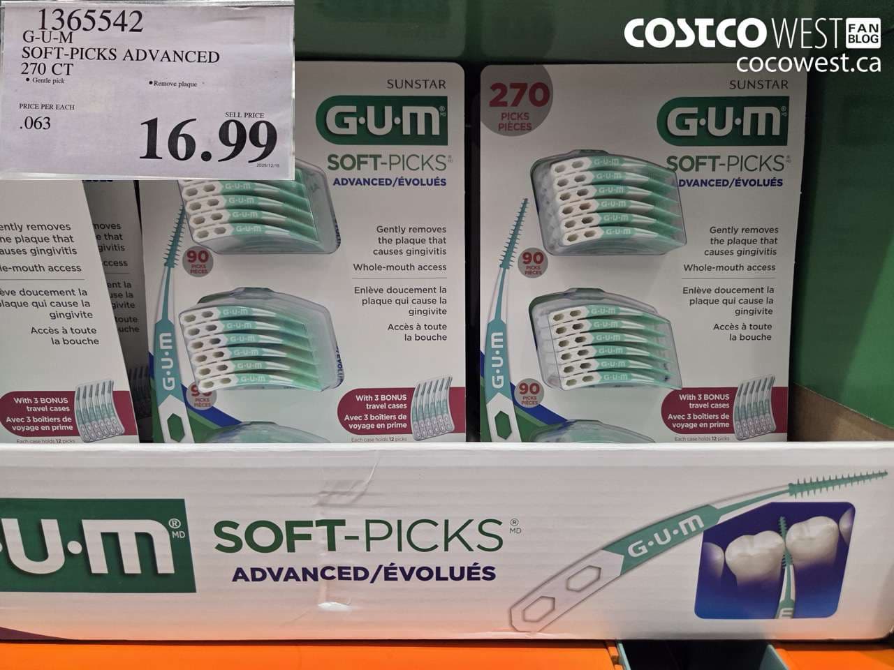 G-U-M SOFT-PICKS ADVANCED 270 CT