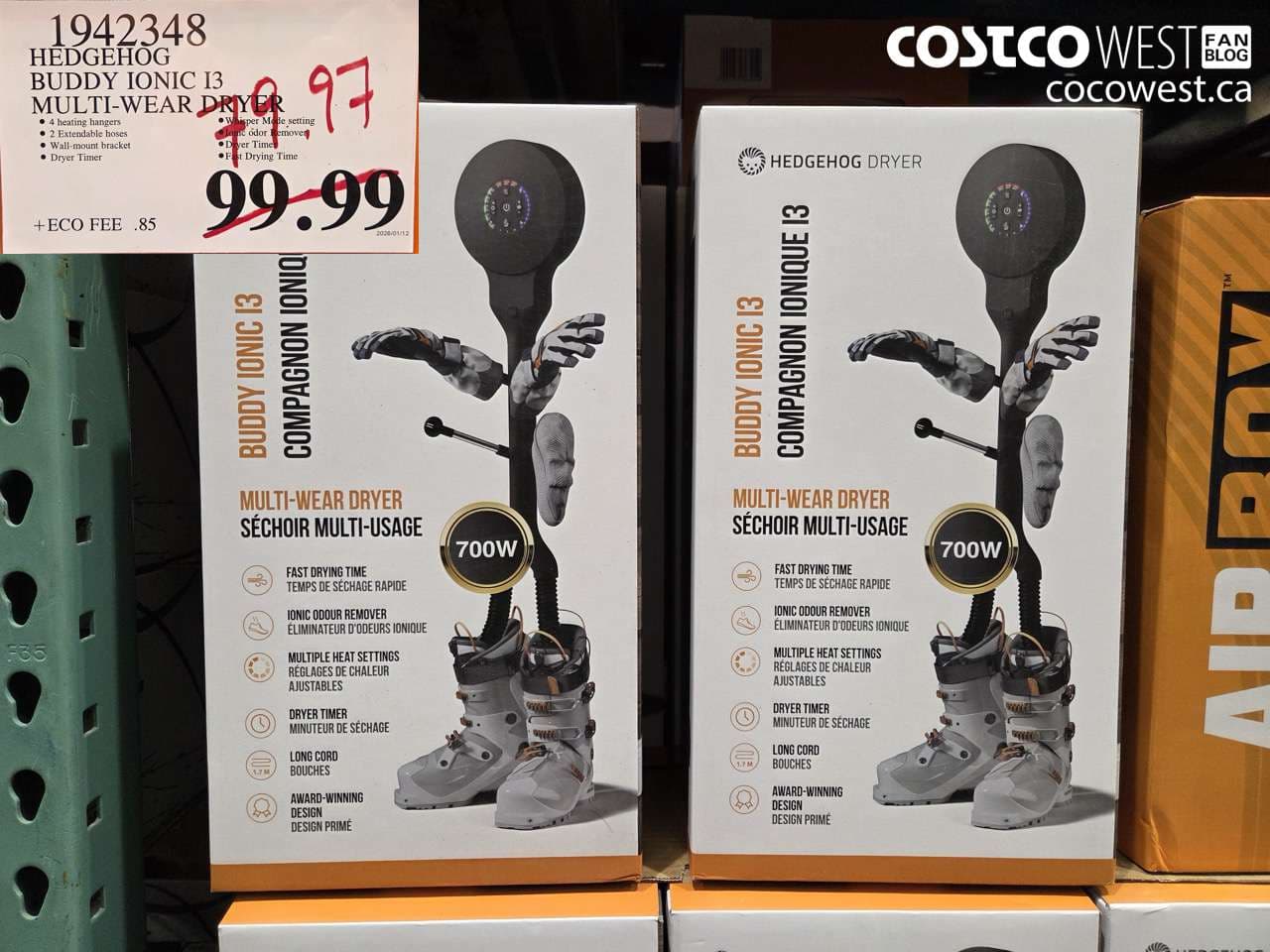 HEDGEHOG BUDDY IONIC I3 MULTIWEAR DRYER