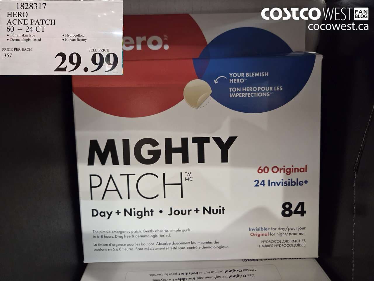 HERO MIGHTY ACNE PATCH 60 + 24 CT