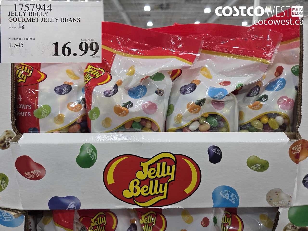 JELLY BELLY GOURMET JELLY BEANS 1.1 kg