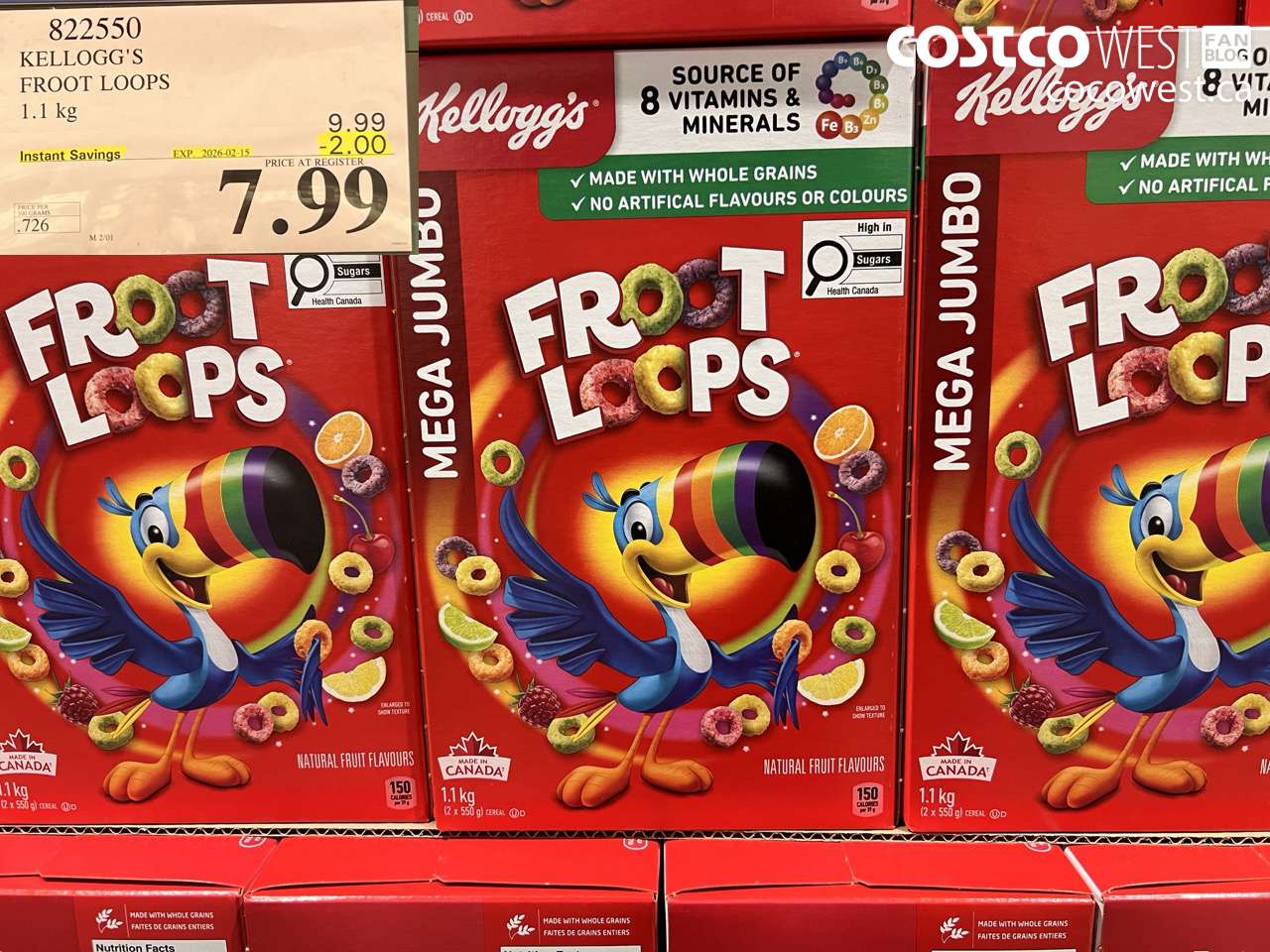 KELLOGG’S FROOT LOOPS 1.1 kg