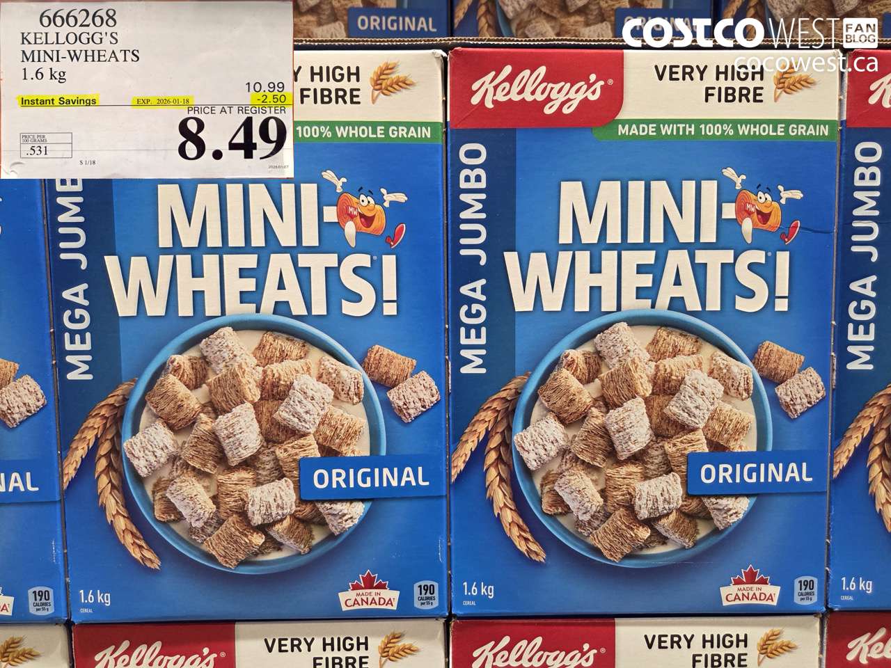 KELLOGG’S MINI WHEATS 1.6 kg