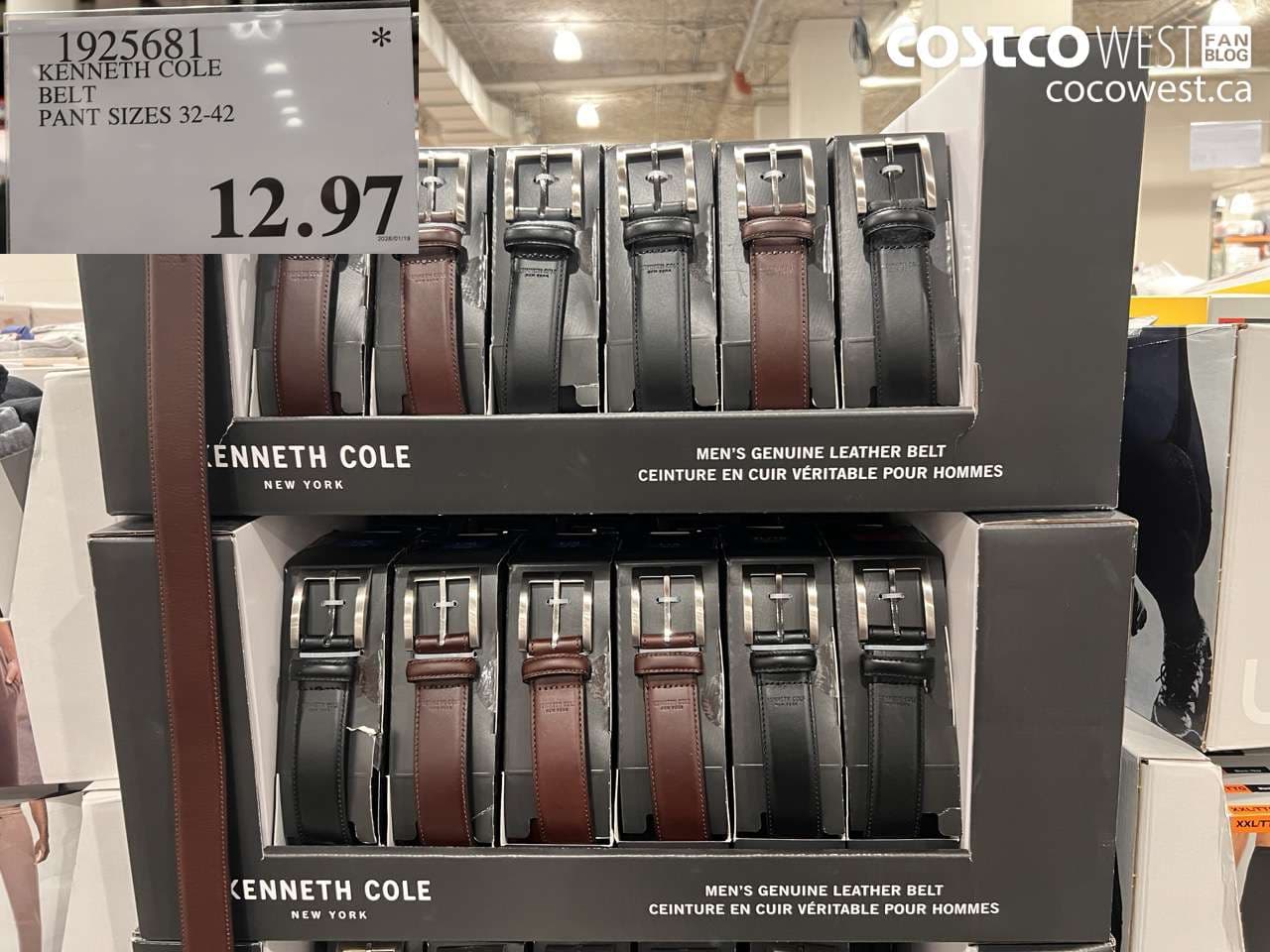 KENNETH COLE BELT PANT SIZES 32-42