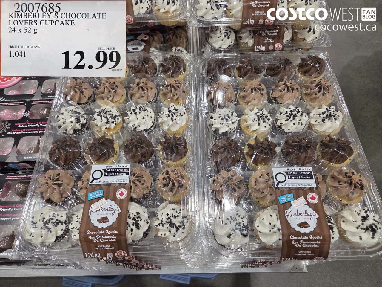 KIMBERLEY’S CHOCOLATE LOVERS CUPCAKE 24 X 52G