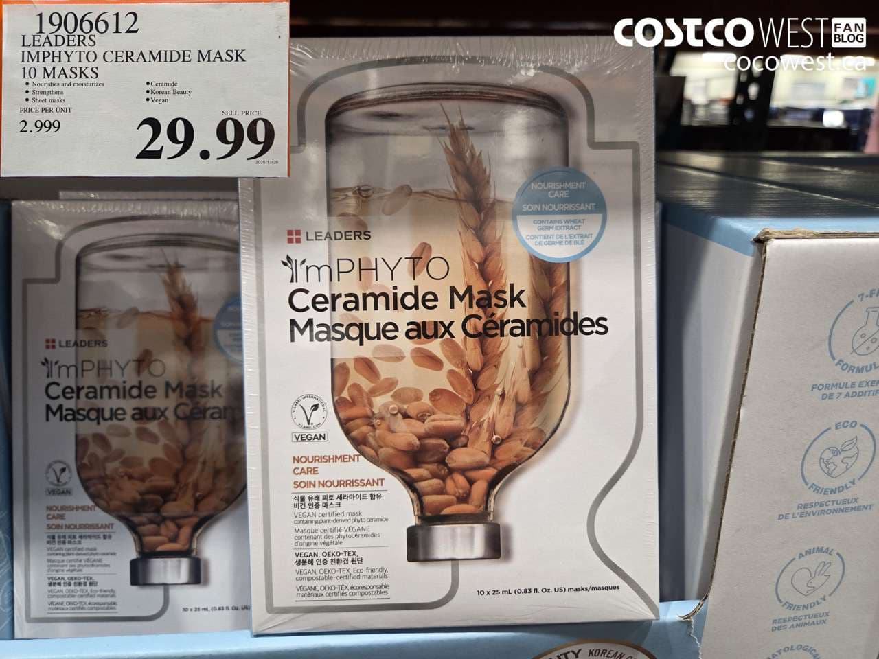 LEADERS IMPHYTO CERAMIDE MASK 10 MASKS