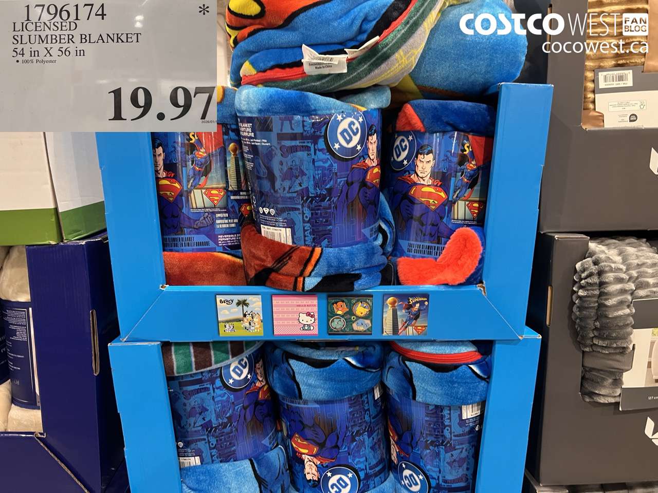 LICENSED SLUMBER BLANKET 54IN X 56IN