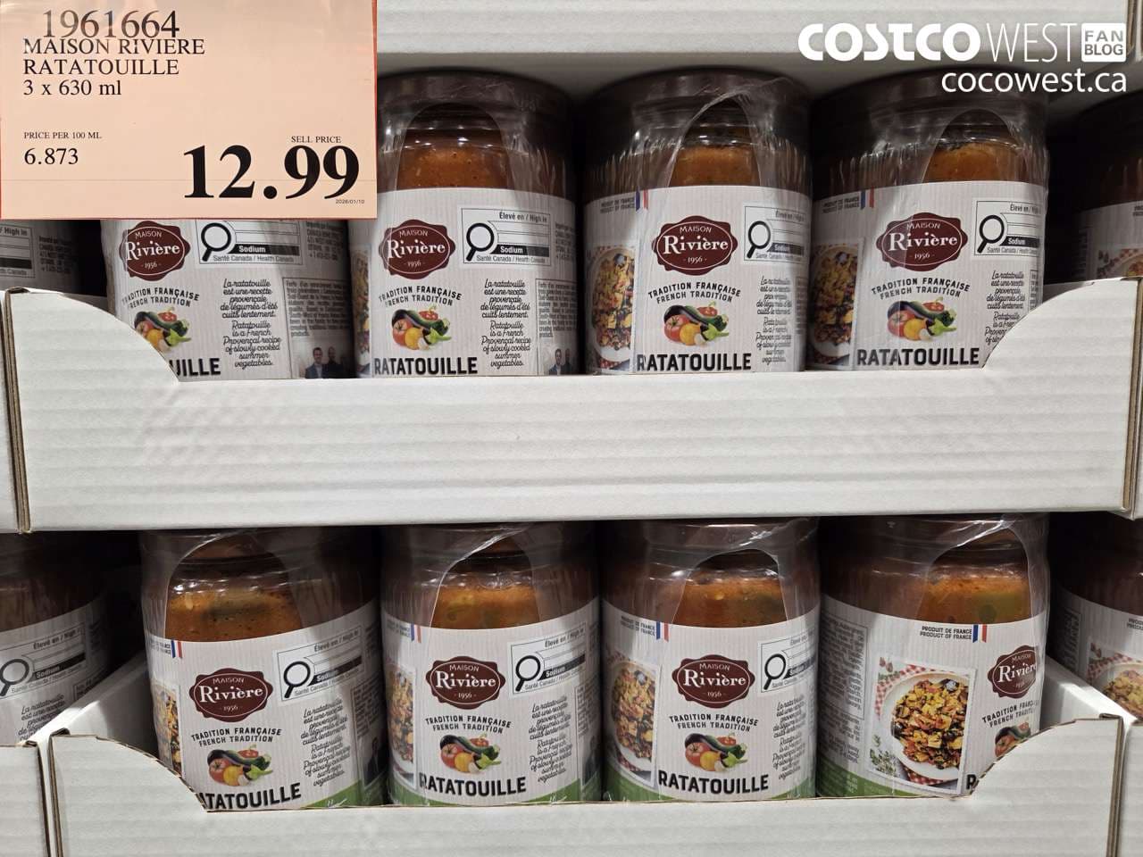 MAISON RIVIERE RATATOUILLE 3 X 630ML
