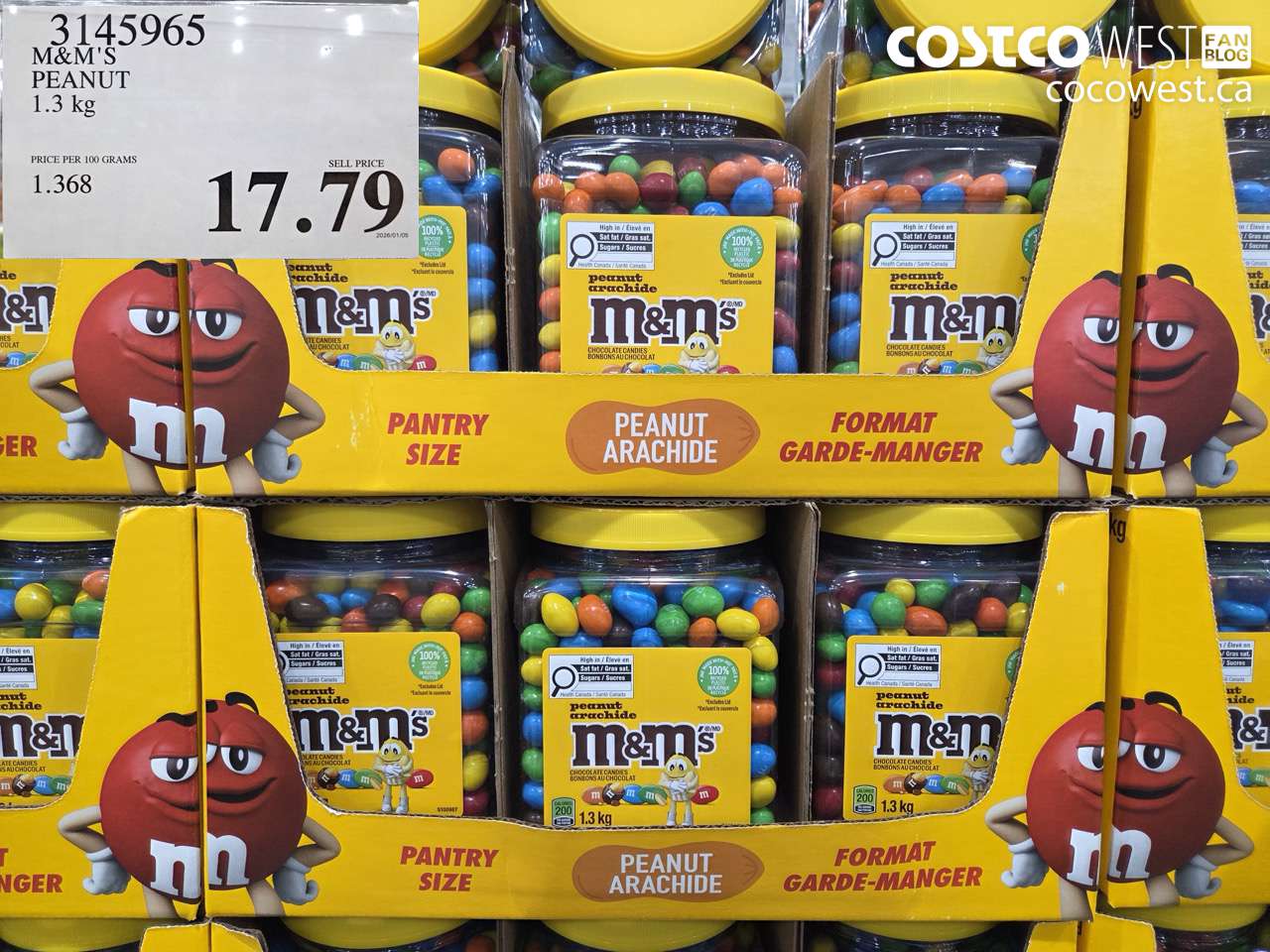 M&M’S PEANUT 1.3 kg