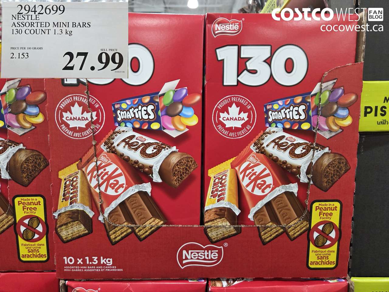 NESTLE FAVOURITES 130 COUNT 1.3KG