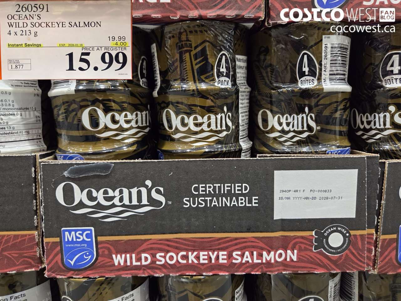 OCEAN’S SOCKEYE SALMON 4 x 213 g