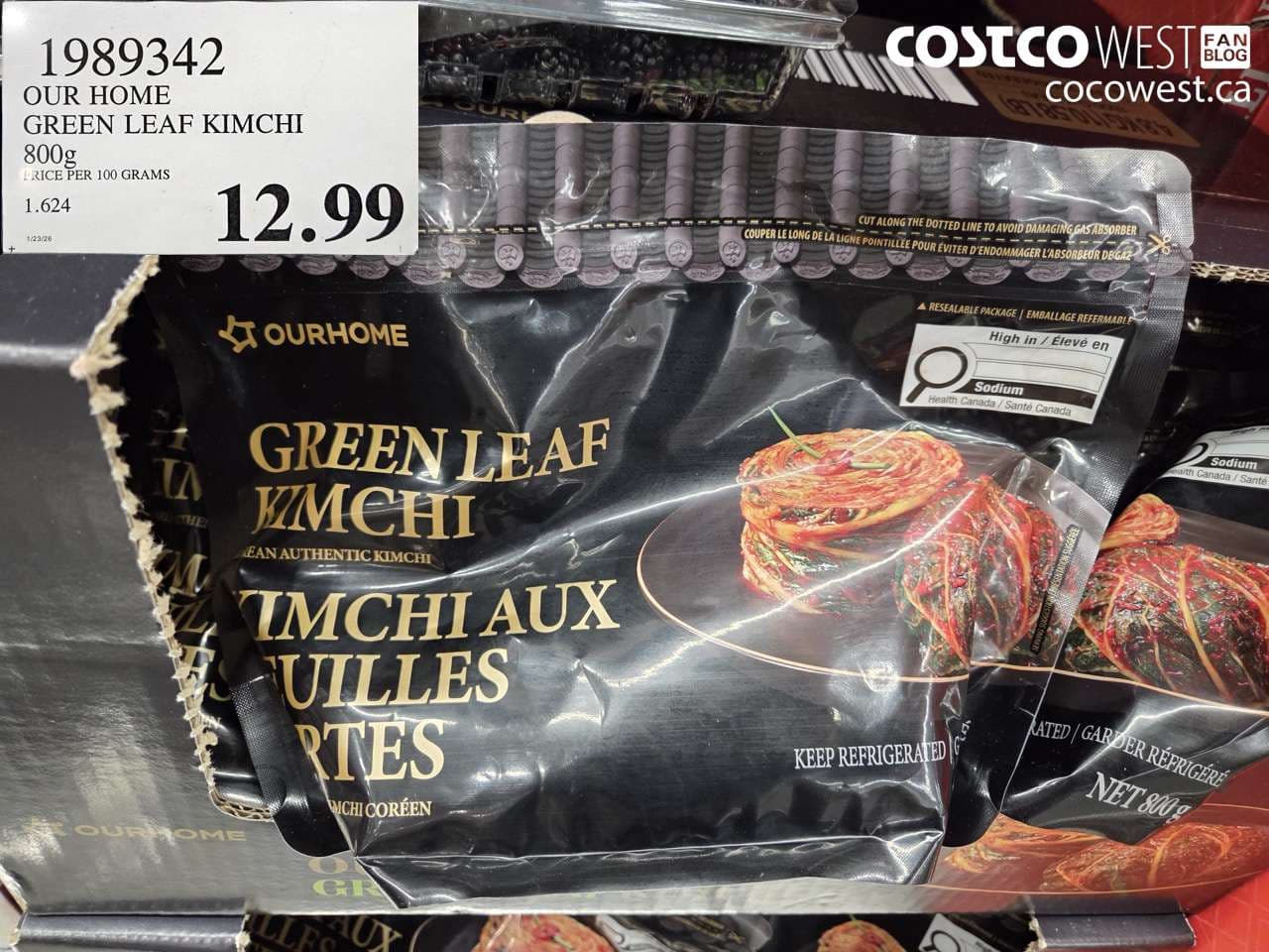 OUR HOME GREEN LEAF KIMCHI 800G