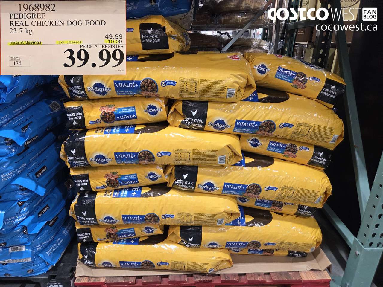 PEDIGREE REAL CHICKEN DOG FOOD 22.7 kg