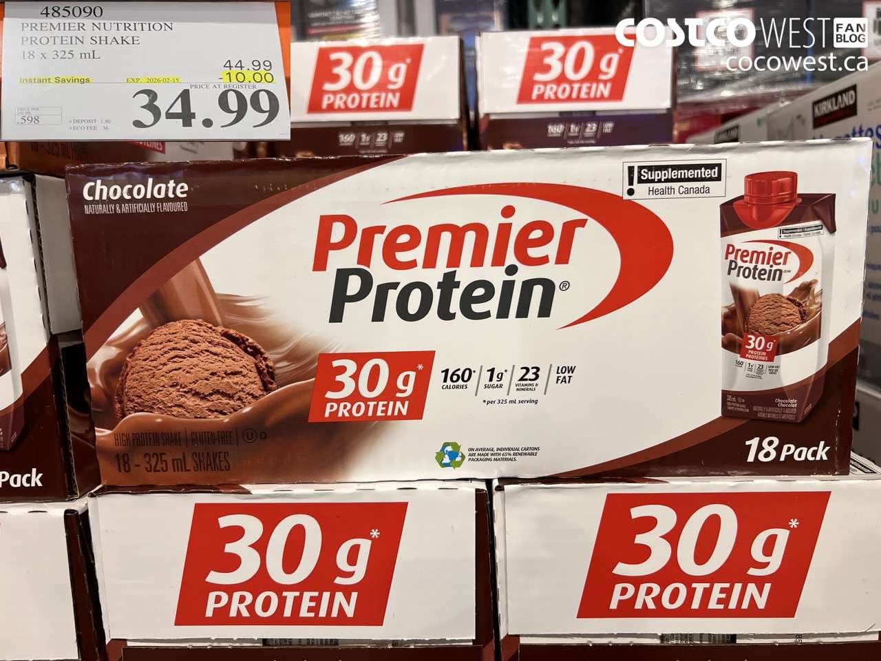 PREMIER NUTRITION PROTEIN SHAKE 18 x 325 mL