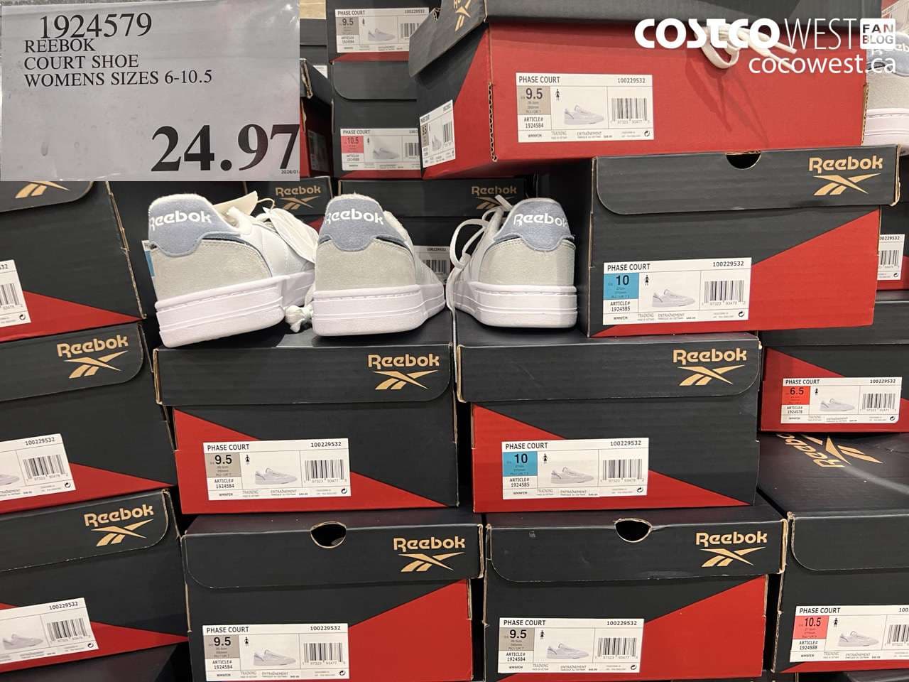 REEBOK COURT SHOE WOENS SIZES 6-10.5