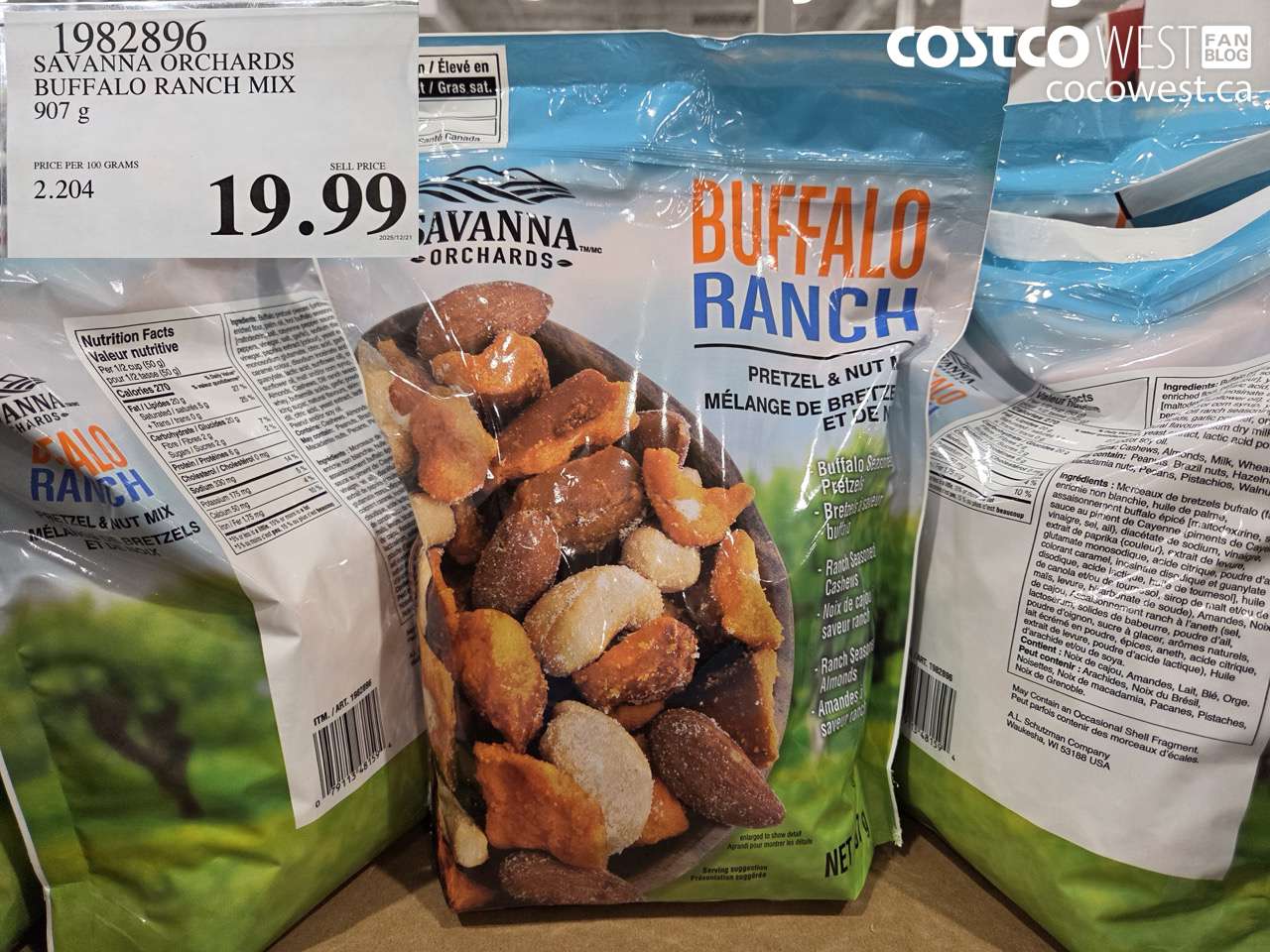 SAVANNA ORCHARDS BUFFALO RANCH MIX 907G
