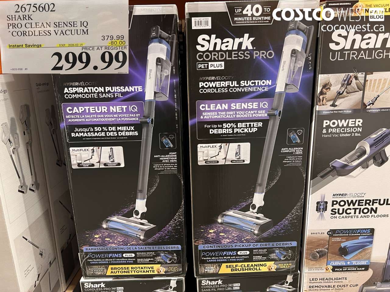SHARK PRO CLEAN SENSE IQ CORDLESS VACUUM