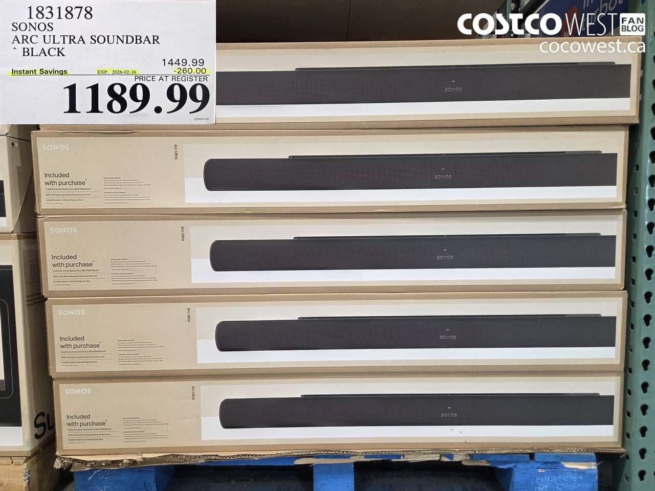 SONOS ARC ULTRA SOUNDBAR BLACK