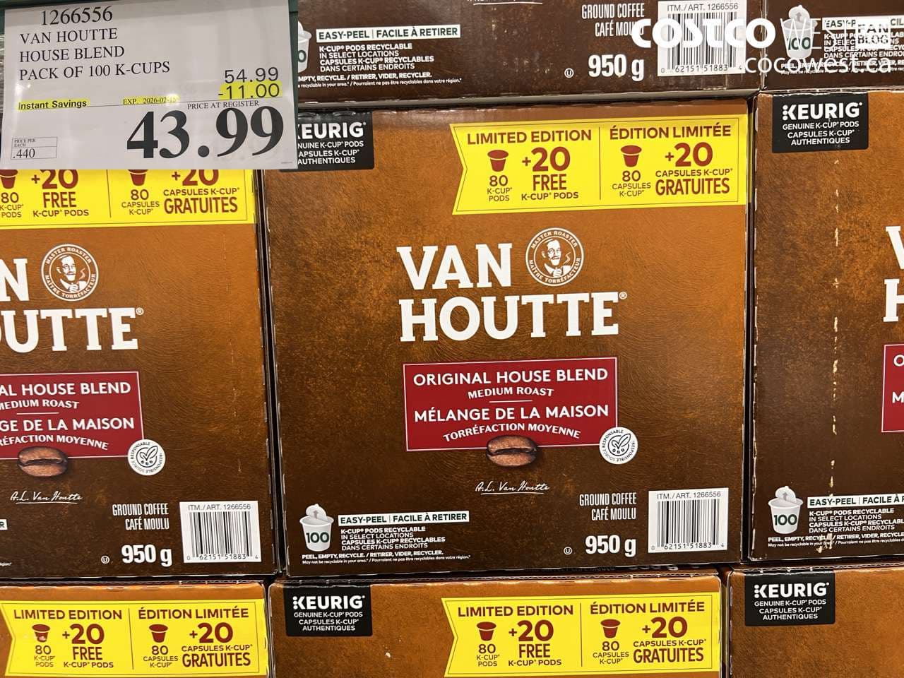 VAN HOUTTE HOUSE BLEND PACK OF 100 K-CUPS
