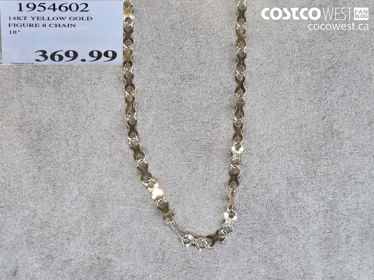 14KT YELLOW GOLD FIGURE 8 CHAIN