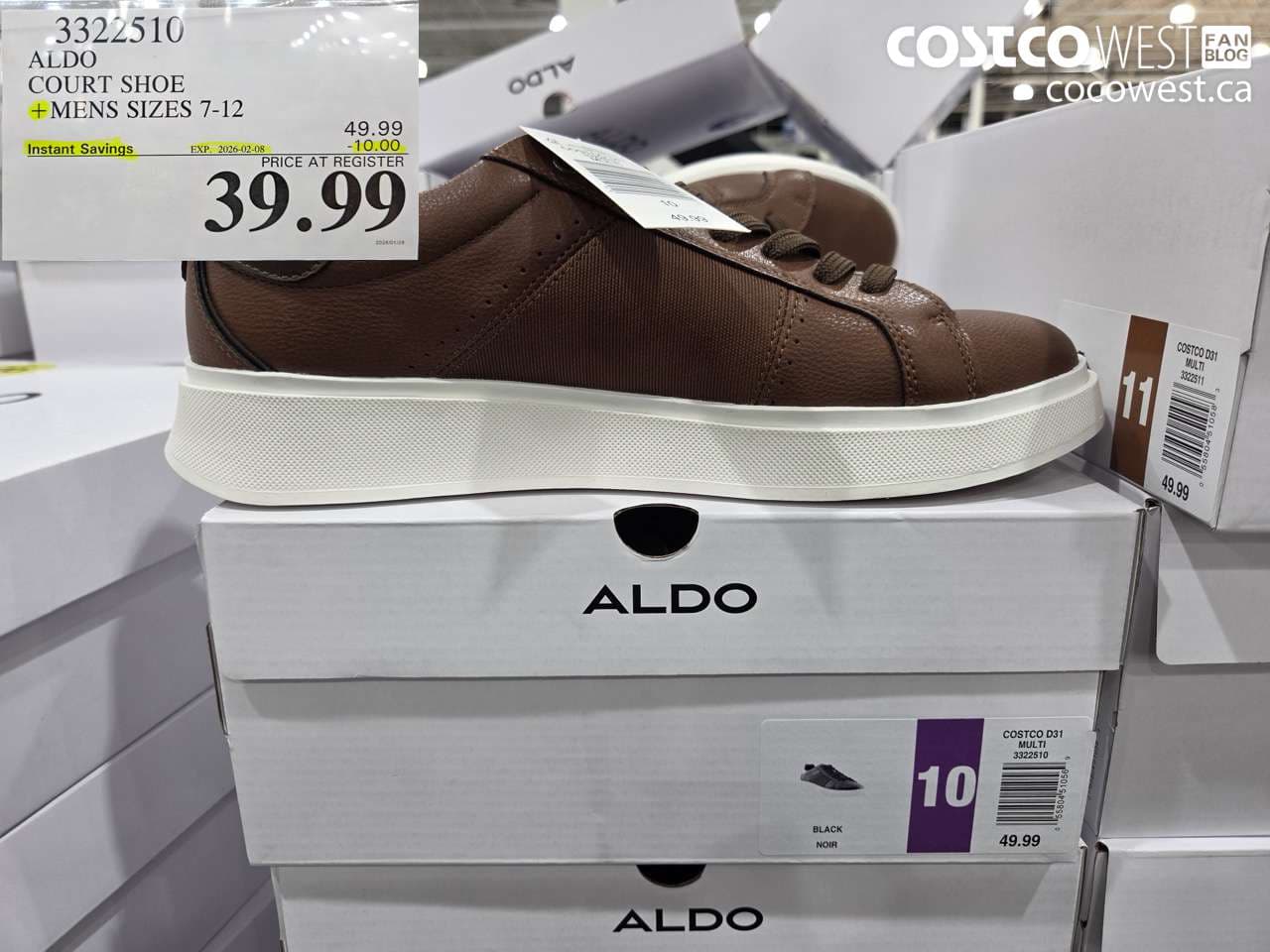 ALDO COURT SHOE MENS SIZES 7-12