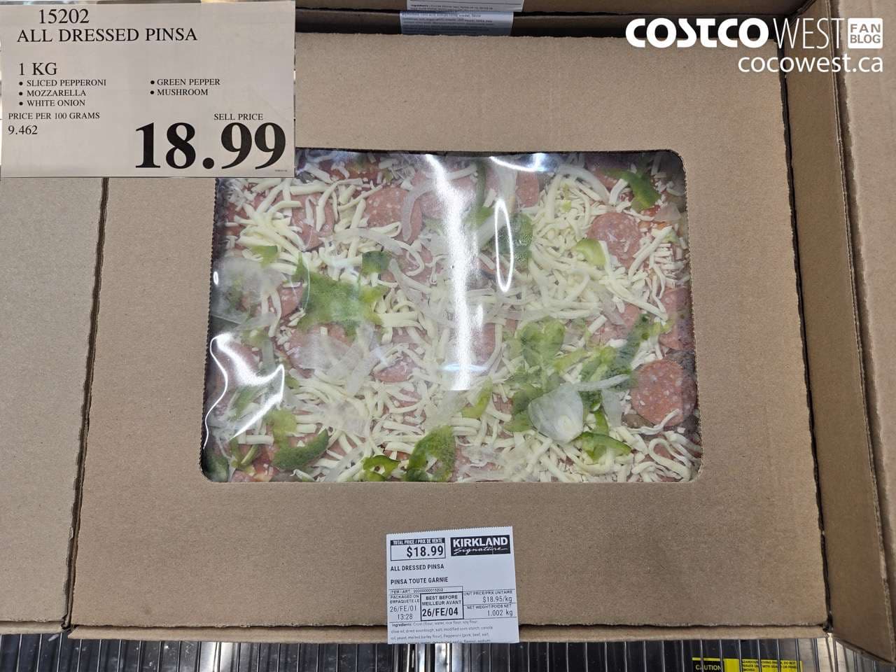 ALL DRESSED PINSA 1KG