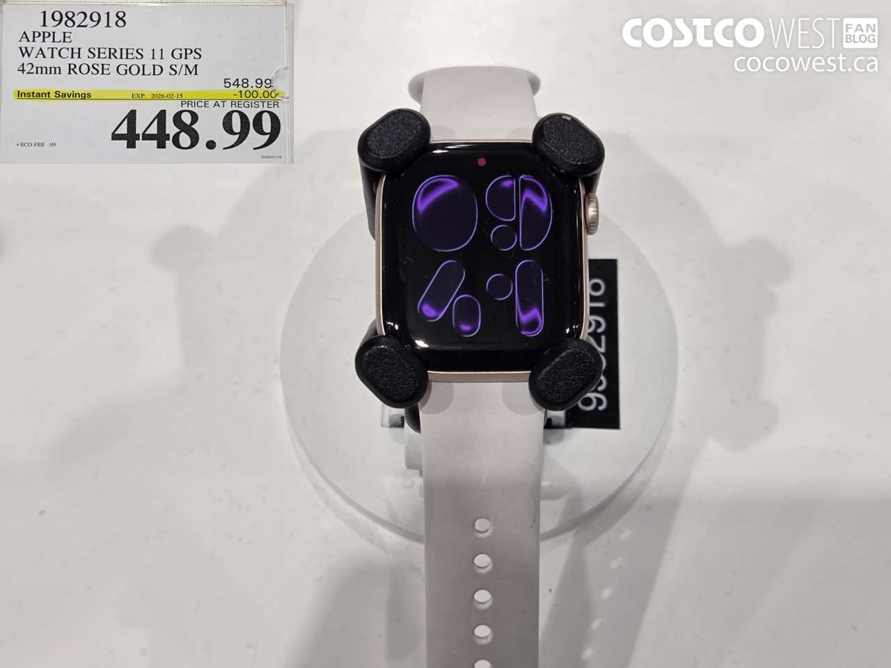 APPLE WATCH SERIES 11 GPS 42mm ROSE GOLD S/M