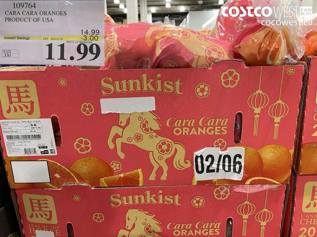 CARA CARA ORANGES PRODUCT OF USA