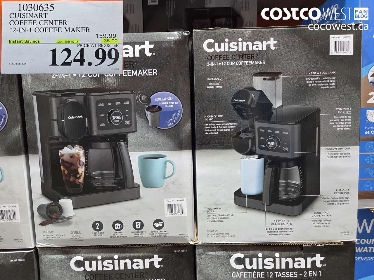 CISINART COFFEE CENTER 2-IN-1 COFFEE MAKER