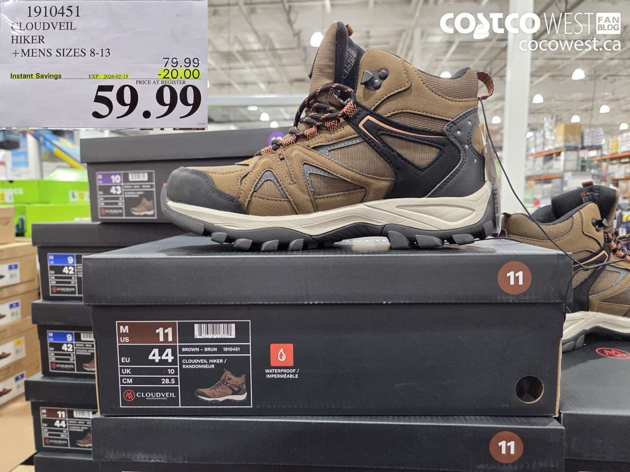 CLOUDVEIL HIKER + MENS SIZES 8-13