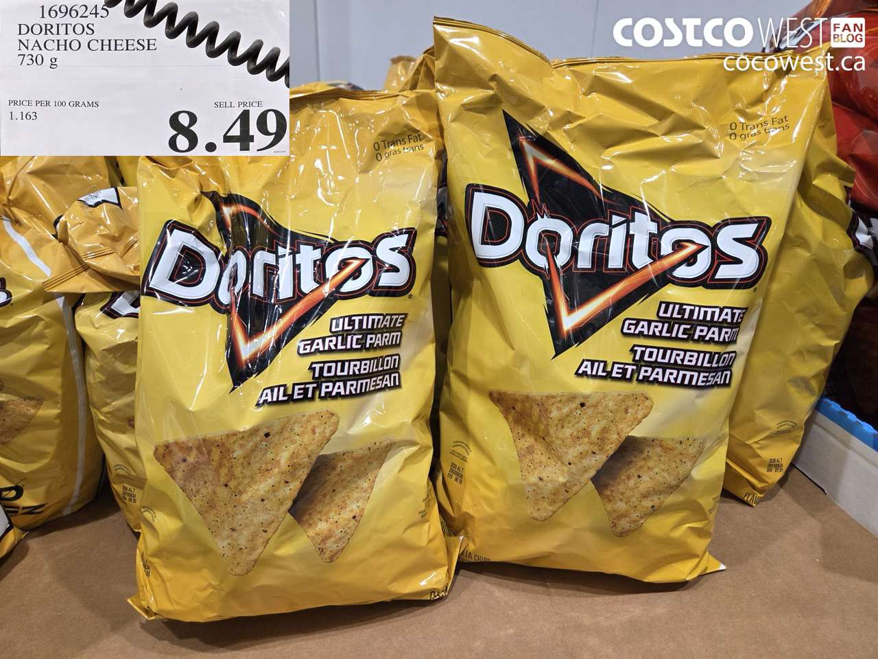 DORITOS NACHO CHEESE 730 g