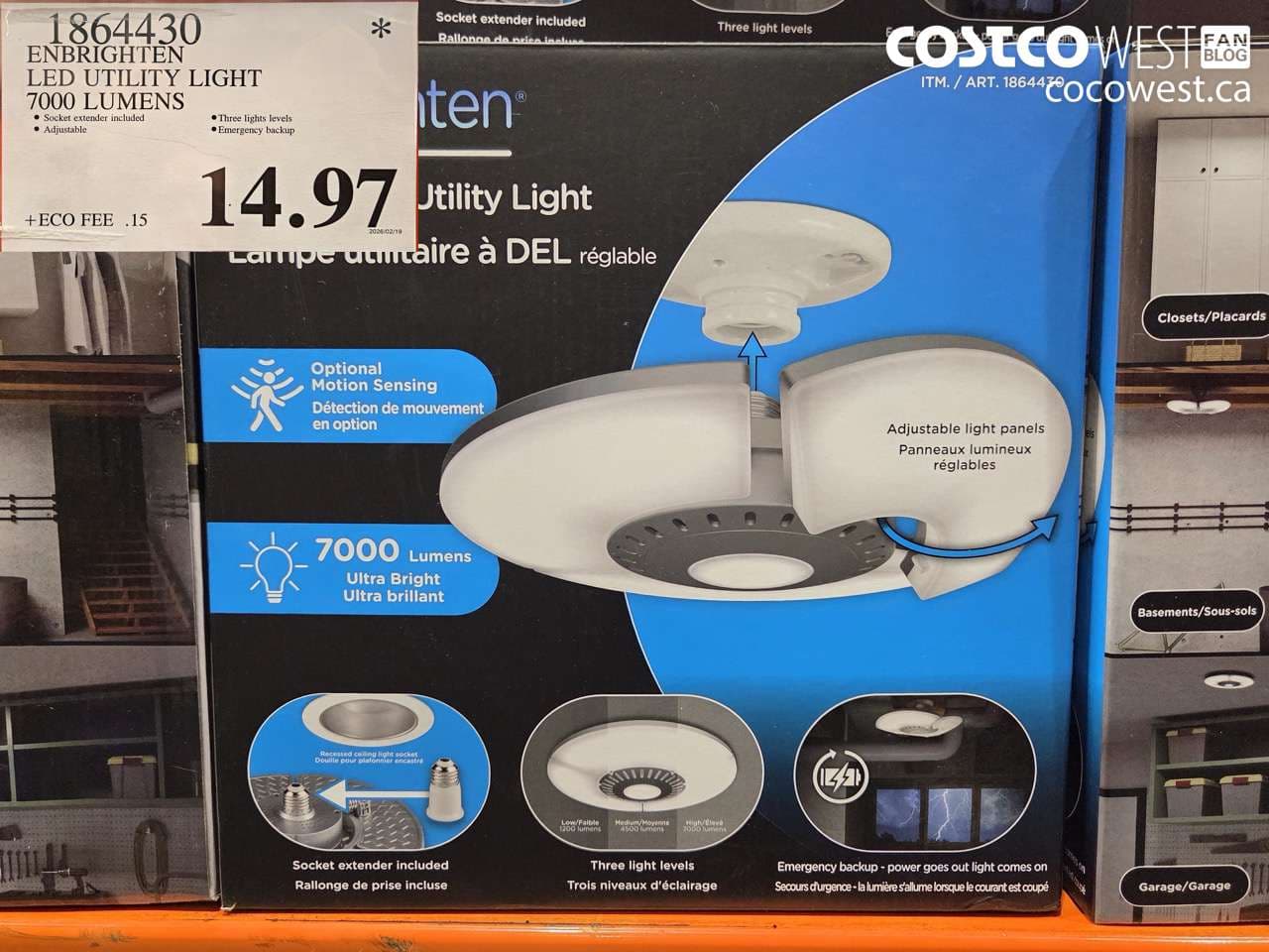 enbrighten led utility light 7000 lumens