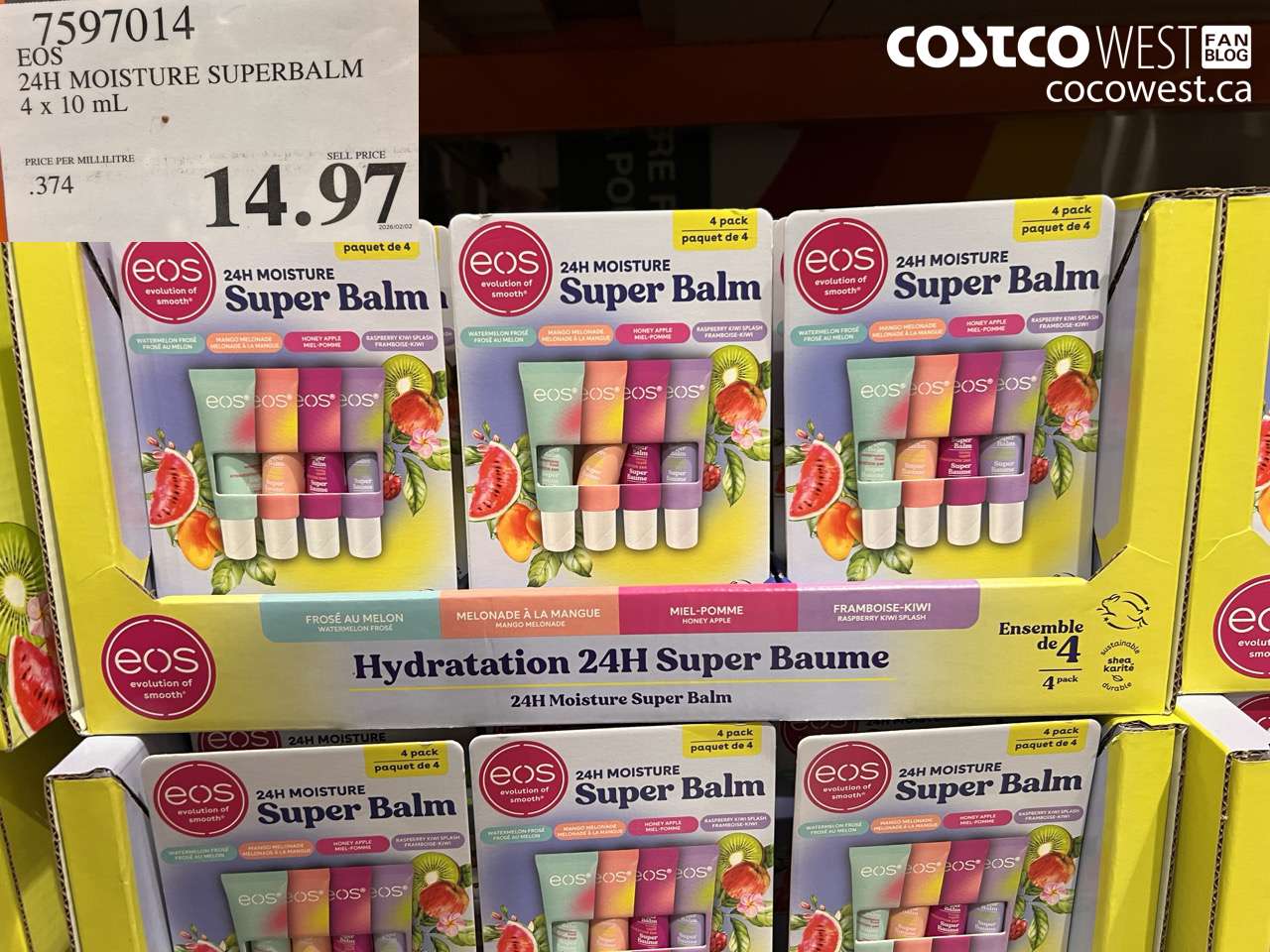 EOS 24H MOISTURE SUPERBALM 4 x 10 mL