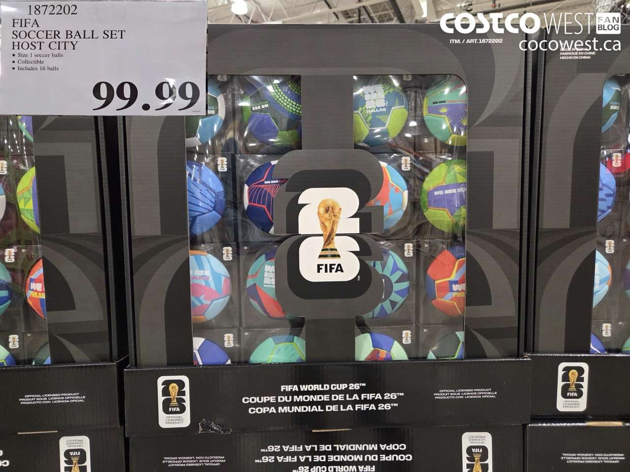 FIFA SOCCER BALL SET HOST CITY