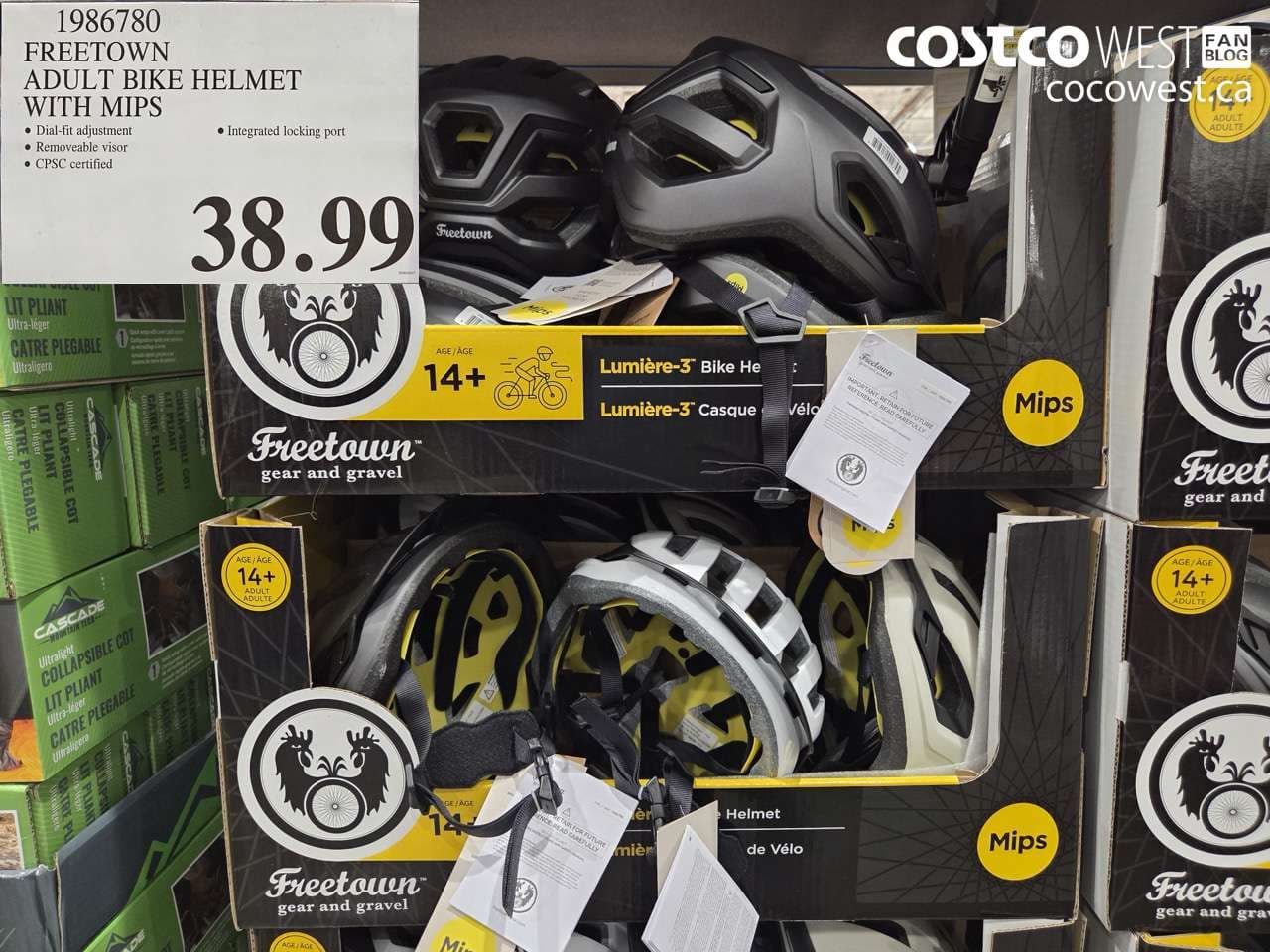 FREETOWN ADULT BIKE HELMET WITH MIPS