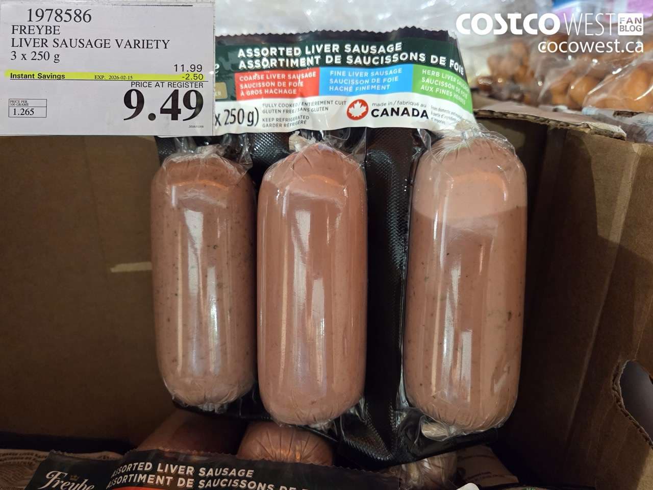 FREYBE LIVER SAUSAGE VARIETY 3 x 250 g