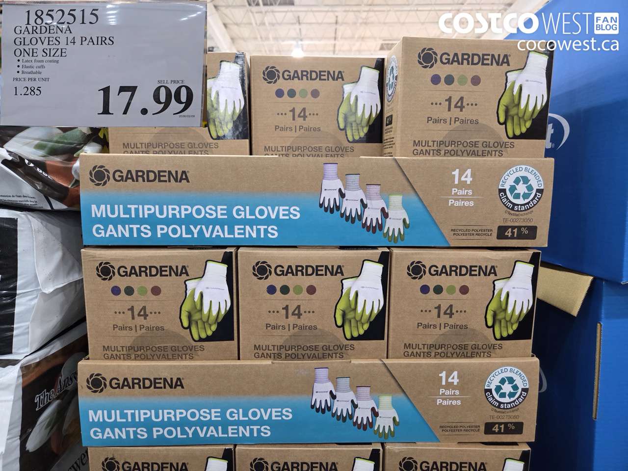 GARDENA GLOVES 14 PAIRS ONE SIZE