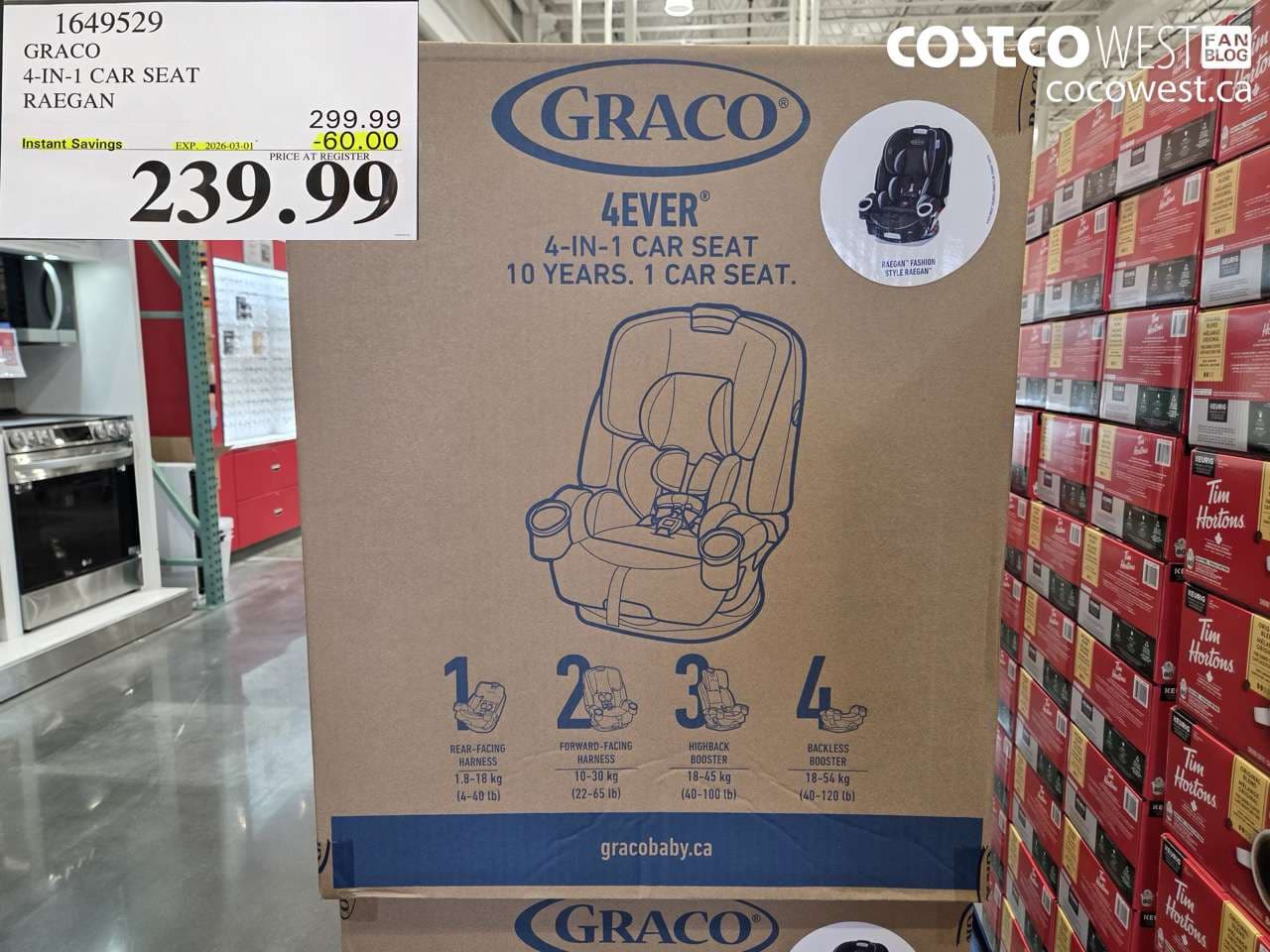 graco 4in1 car seat raegan