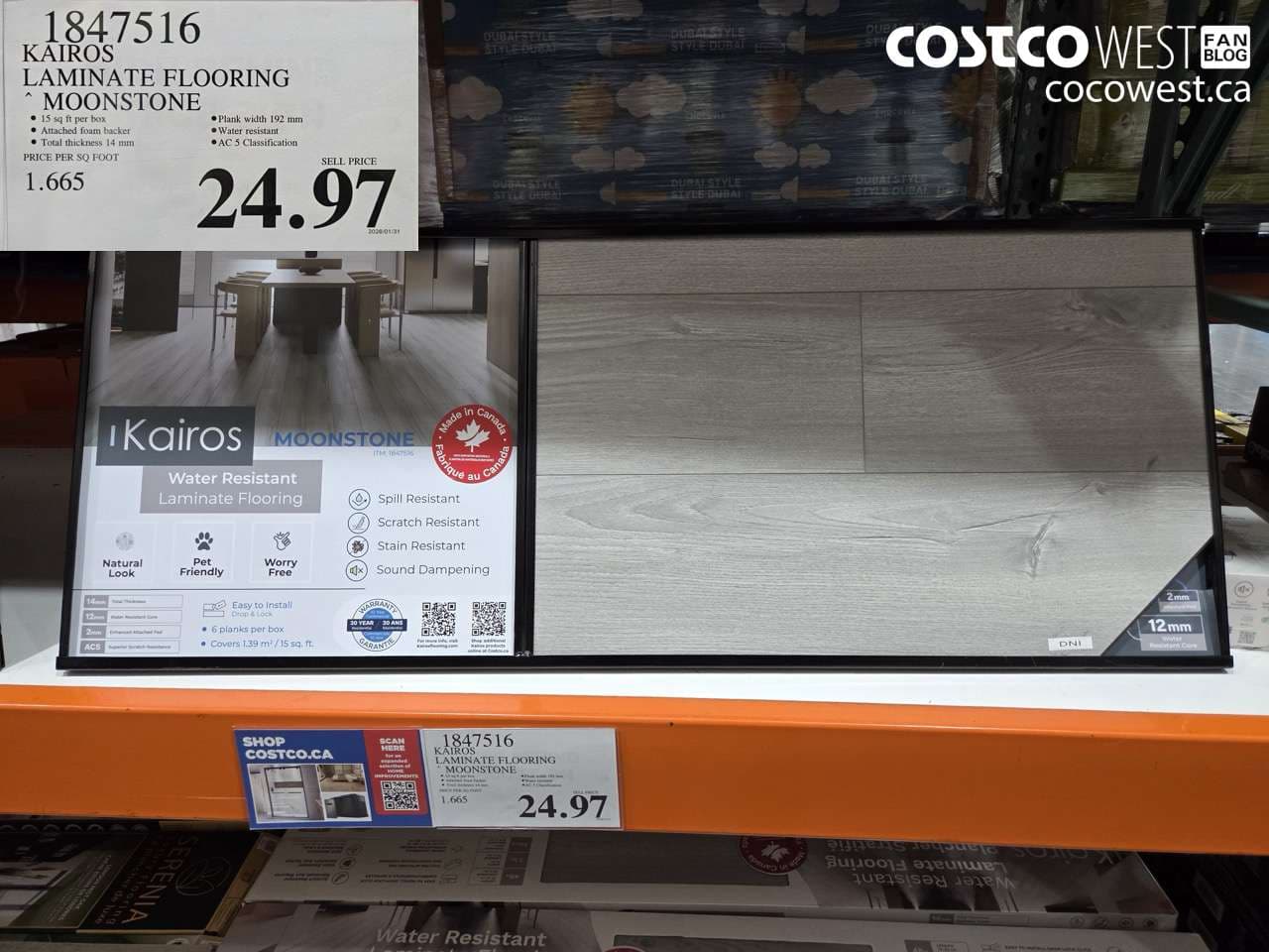 KAIROS LAMINATE FLOORING MOONSTONE
