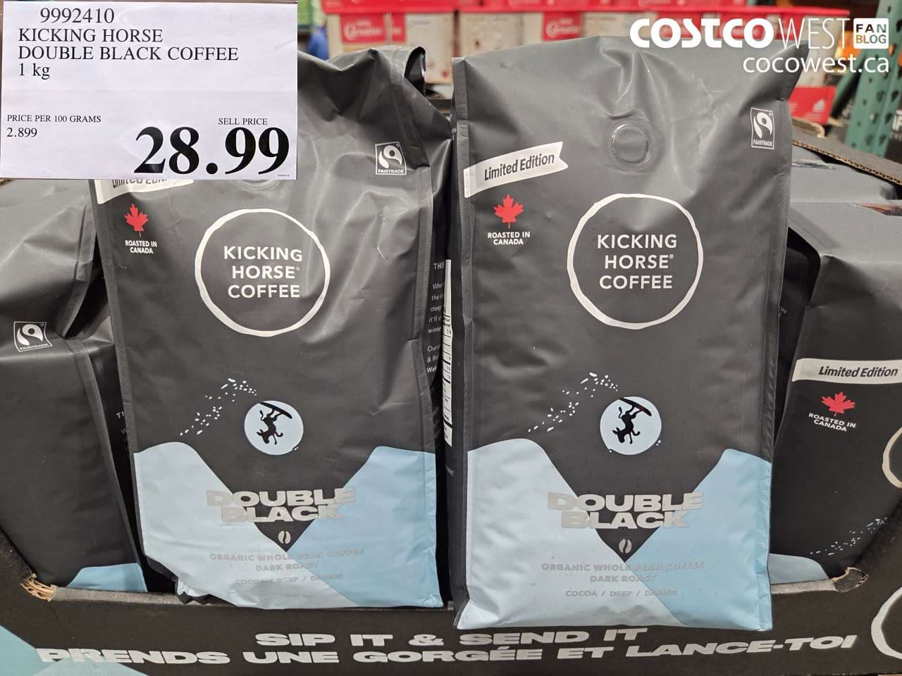 kicking horse double black coffee 1 kg