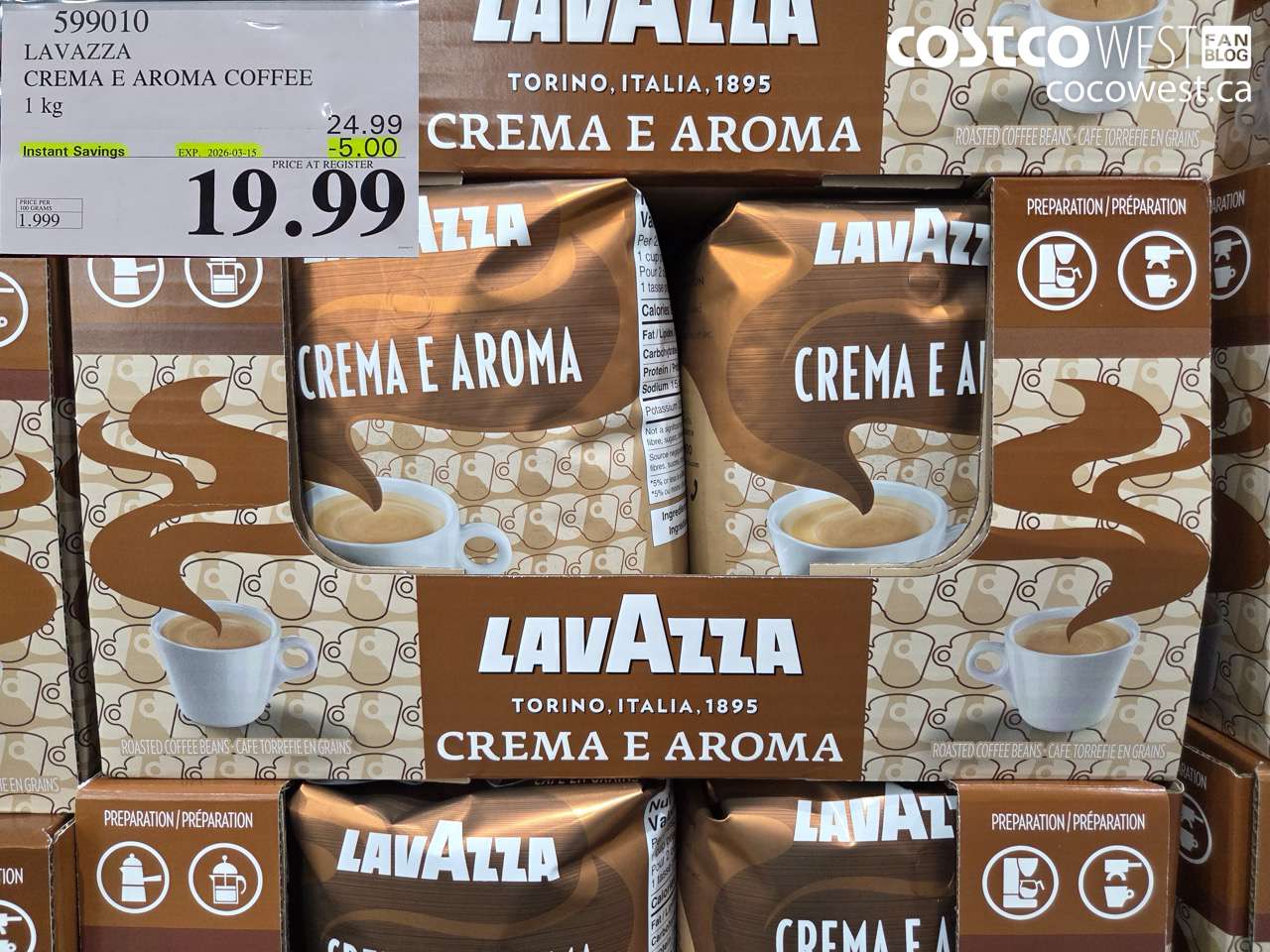 LAVAZZA CREMA E AROMA COFFEE