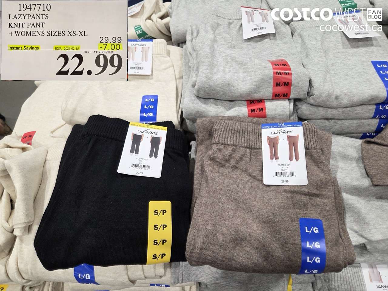 LAZYPANTS KNIT PANT +WOMENS SIZES XS-XL